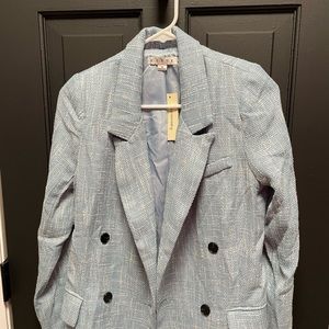 Brand new blue tweed jacket